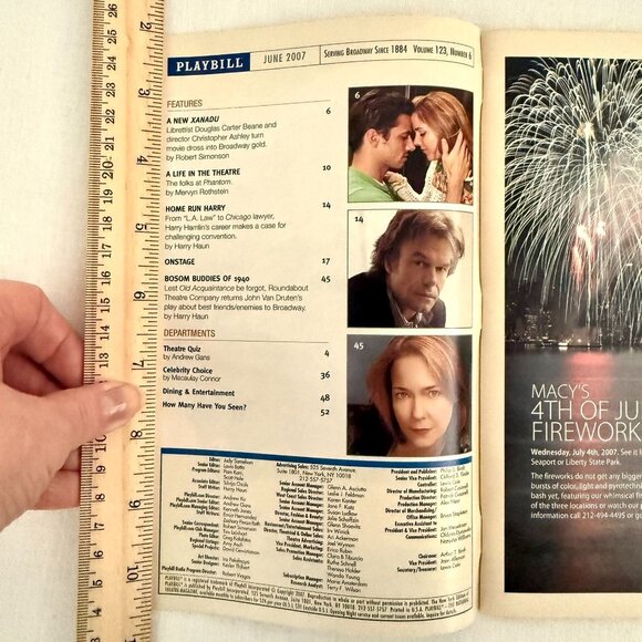 110 in the Shade Broadway Playbill Studio 54 2007 Audra McDonald John Cullum - Picture 2 of 7